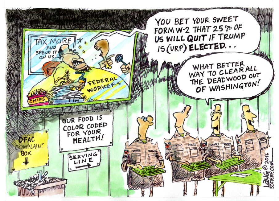 Civilian federal workers will reach an all-time high in 2017