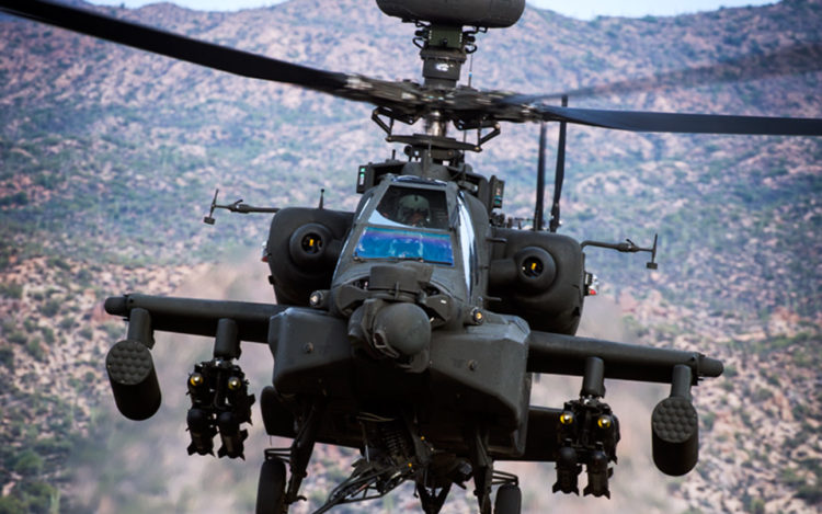 Live Ammo Hits Apache During Training