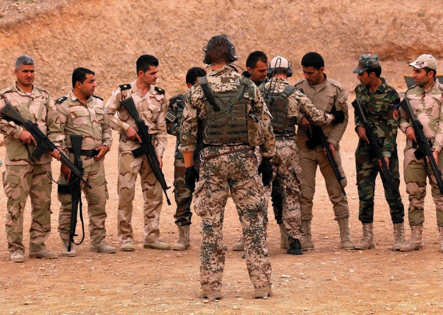 Watch as American Volunteers train the Peshmerga to fight ISIS