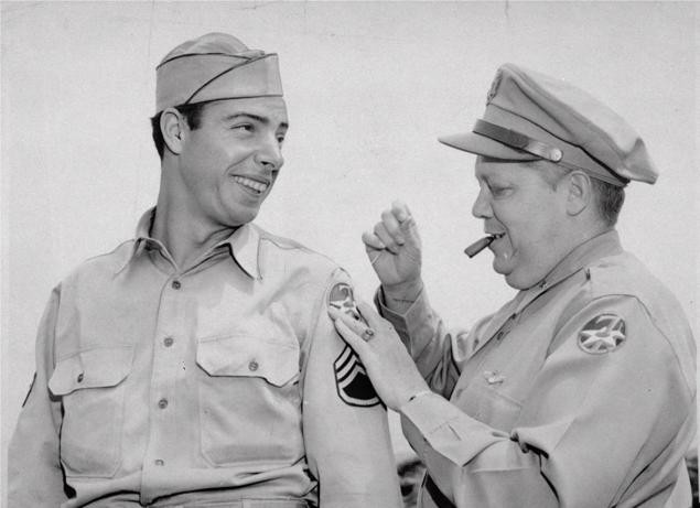 Joe DiMaggio, the Yankee Clipper, enlists in the Army in 1943