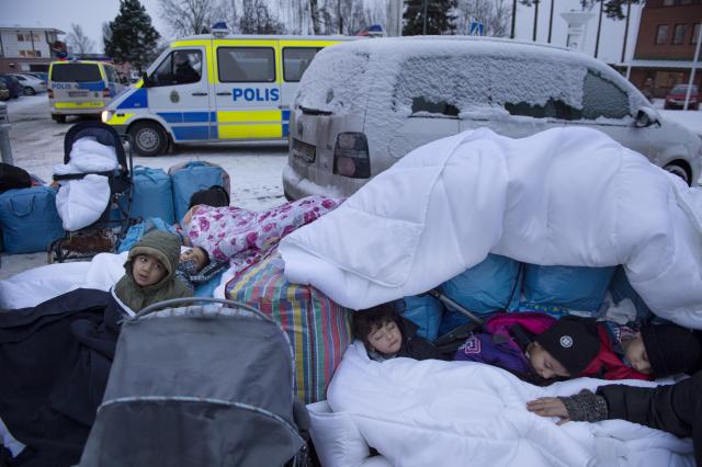 Swedish humanitarian aid stretched as refugees alter their age
