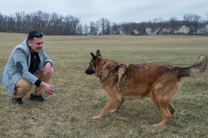 Veteran and former K2 Solutions contract working dog reunited after three years