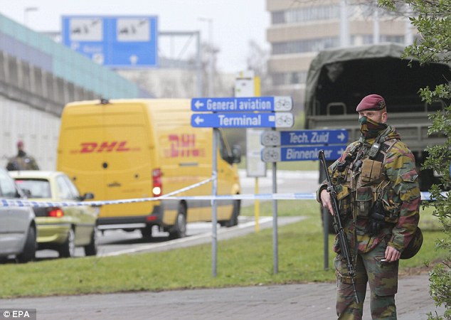 Police claim at least fifty ISIS supporters working in the Brussels airport