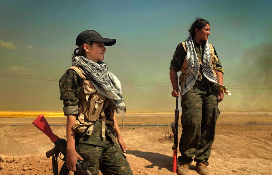 Meet the YPJ Kurdish female fighters who are taking up arms against ISIS