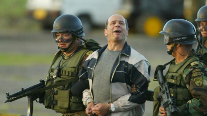 Colombian guerrillas demanding the release of their leader from U.S. prison as part of peace negotiations