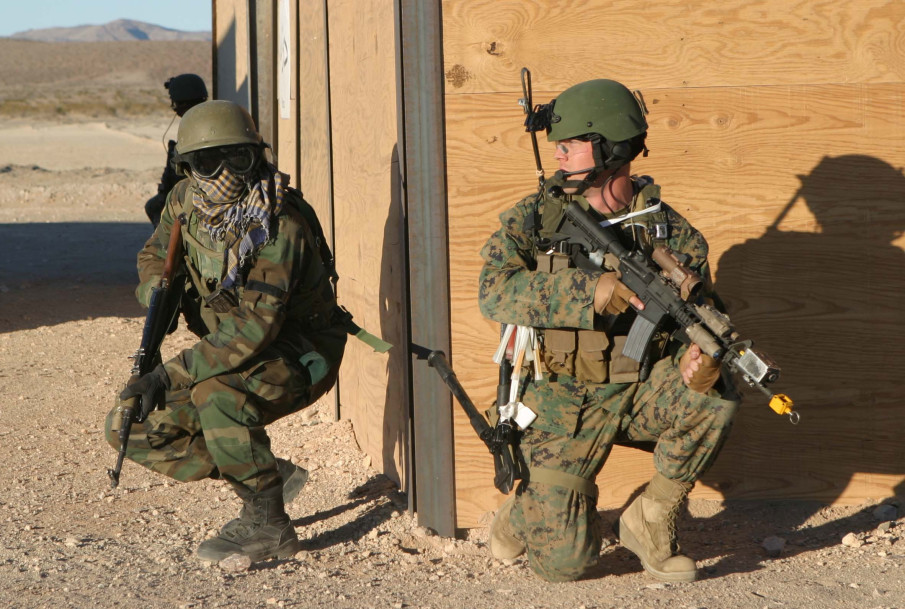 WATCH: Marines conduct tactical training with Army Special Forces