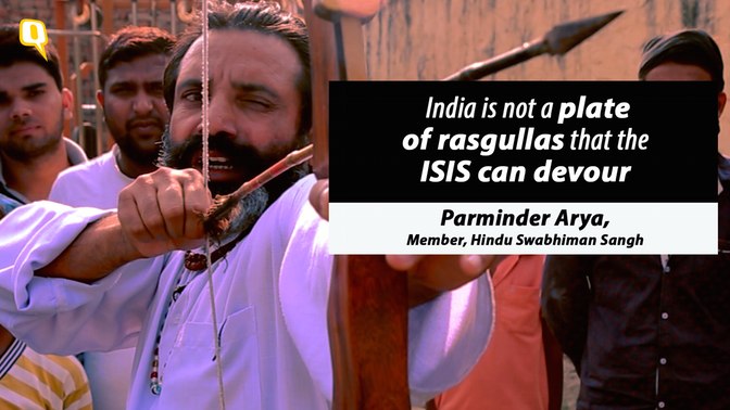 Watch: Hindu children preparing to fight ISIS