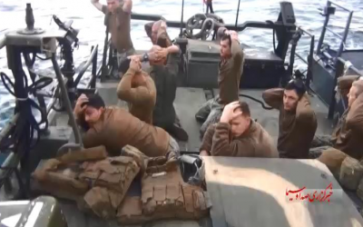 Iran said planning statue of captured American sailors for a tourist attraction