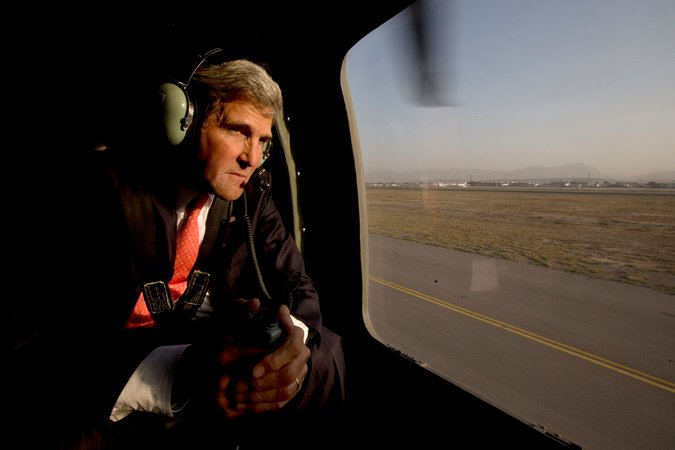 Rocket strikes in Kabul intended for John Kerry, Taliban say