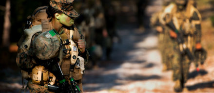 The 30th woman to attempt the Marines’ Infantry Officer Course has been dropped