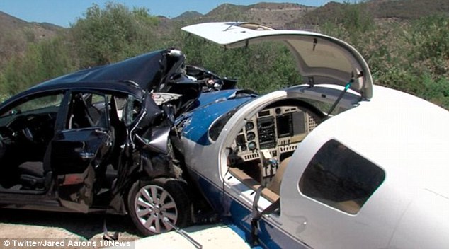 Lancair Belly-Lands On Freeway, 1 Killed