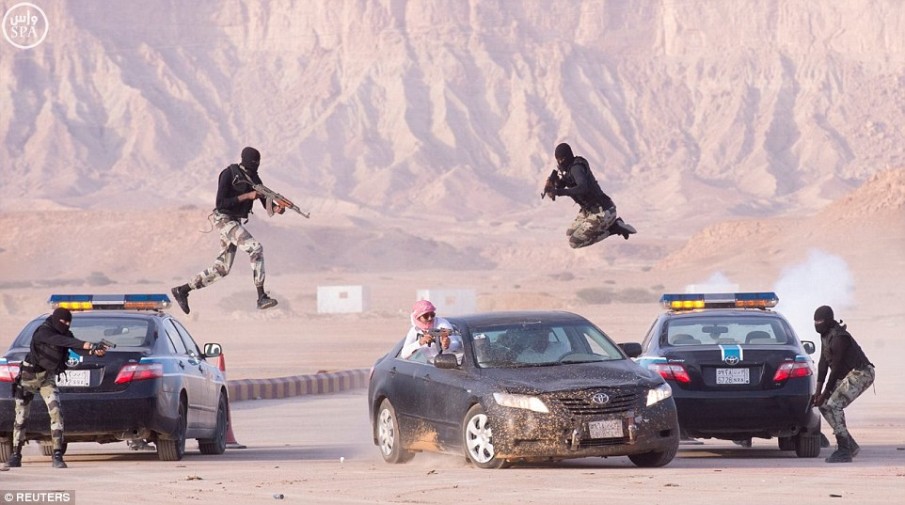 Over-the-top Saudi Arabia special forces ‘training’