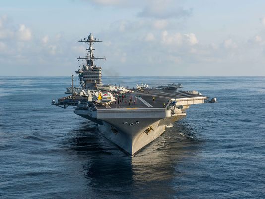 Carrier group returns to South China Sea amid tensions
