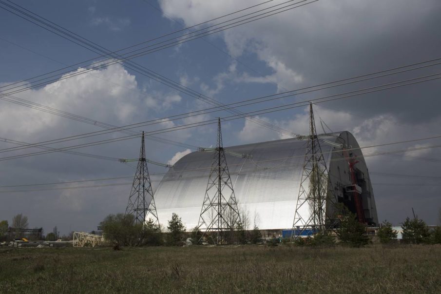 30 Years After Chernobyl Disaster, an Arch Rises to Seal Melted Reactor
