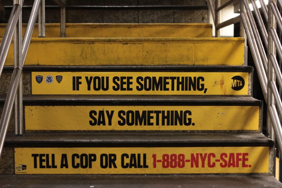 If you see something, make sure it’s actually something before you call it terrorism