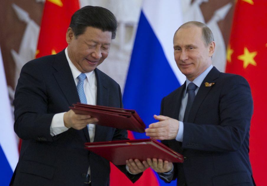 China and Russia are boosting their military cooperation to try to contain the US