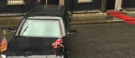 Watch: President Obama’s ‘Beast’ does a three-point turn in London