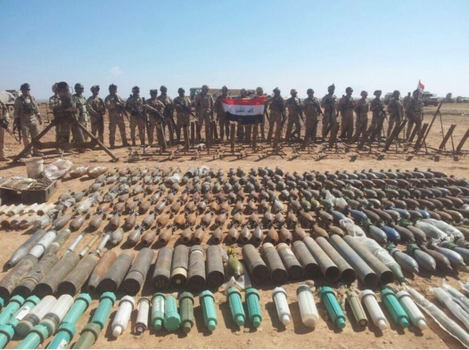 Watch: Kurdish and Iraqi Force Seize ISIS Weapons and Munitions