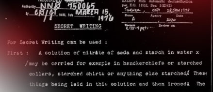 CIA: Learn how to make invisible ink, photos – from 1918