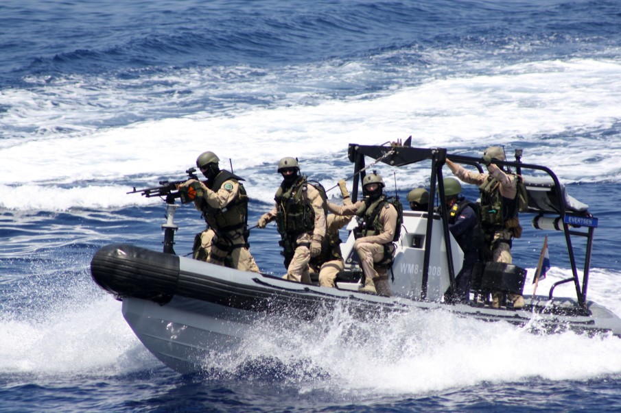 Watch: Royal Netherlands Marines shoot from fast interceptor craft