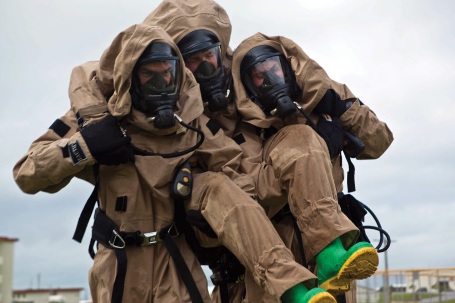CBRN Marines train to clean up HAZMAT