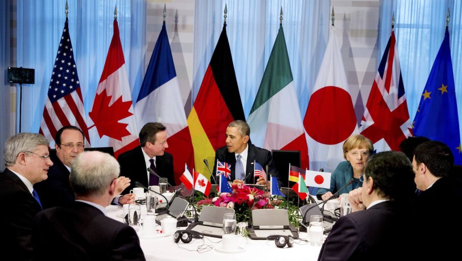G7 leaders pledge action on terrorism, refugees, slow growth