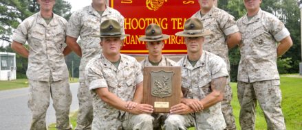 Marine Corps Shooting Team charge, fire through AASAM