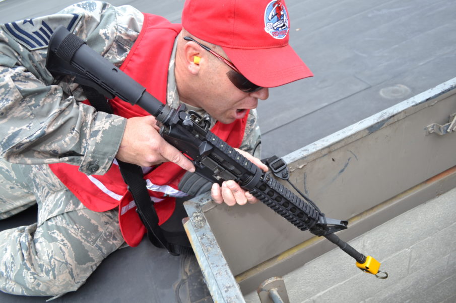 Air Guardsmen, SWAT, and Local Responders Train for Active-Shooter Response