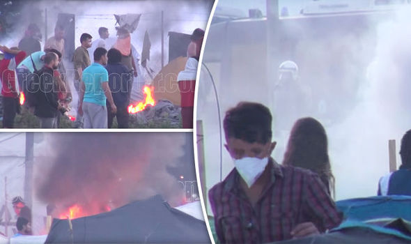 Watch: Rioting at the Idomeni refugee camp in Greece