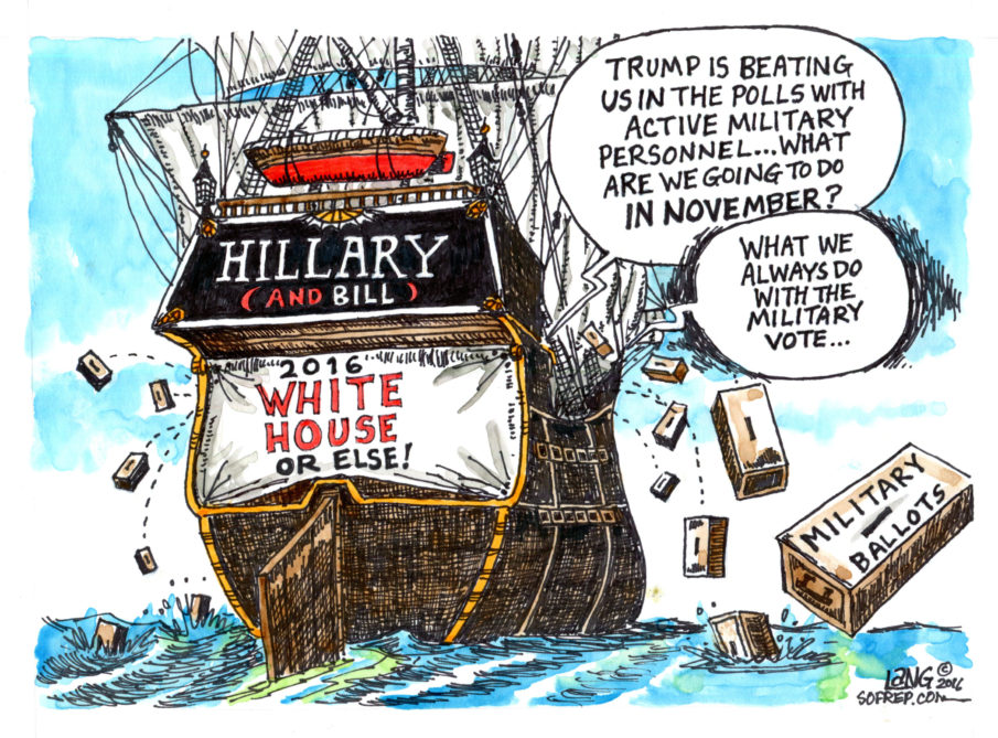 Making those military votes count…or disappear