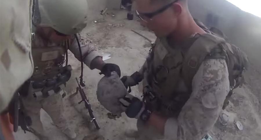 Watch: Marine survives a headshot from a sniper in Afghanistan