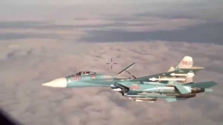 Russian SU-27 Intercepted U.S. Patrol Aircraft; Fighter Escorts Needed