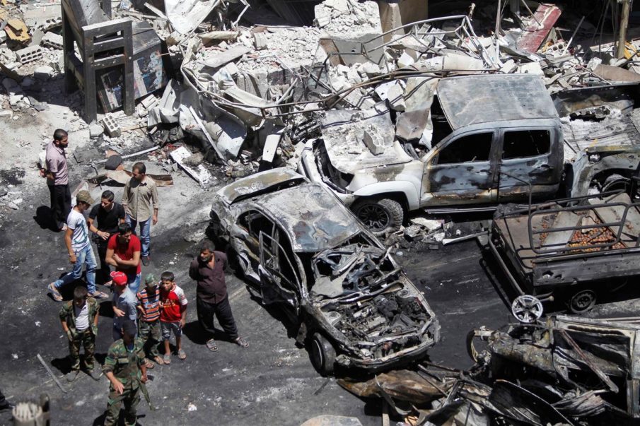 Twin Blasts Near Damascus Kill 12, Wound Dozens