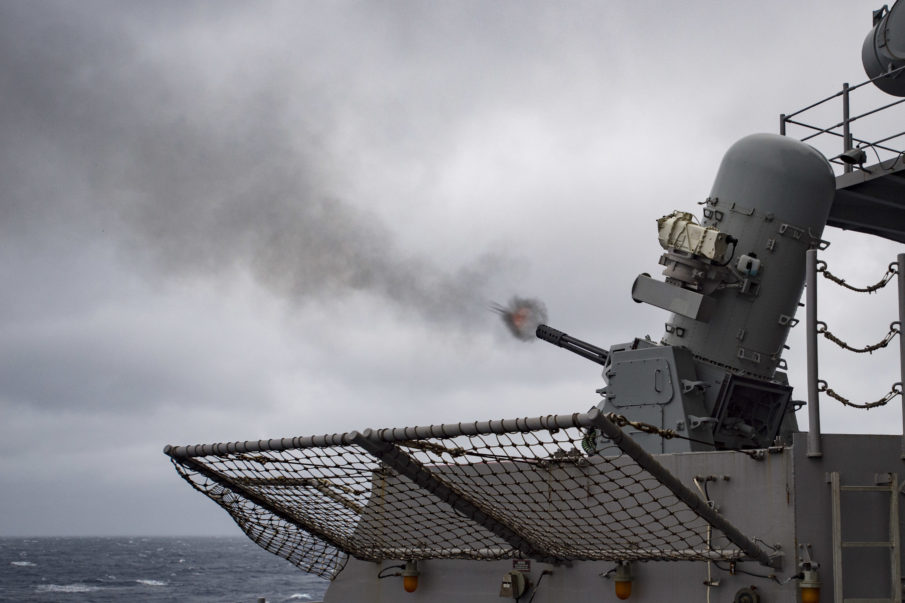 Watch: The U.S. Navy’s Own, Gatling Cannon Packing R2D2