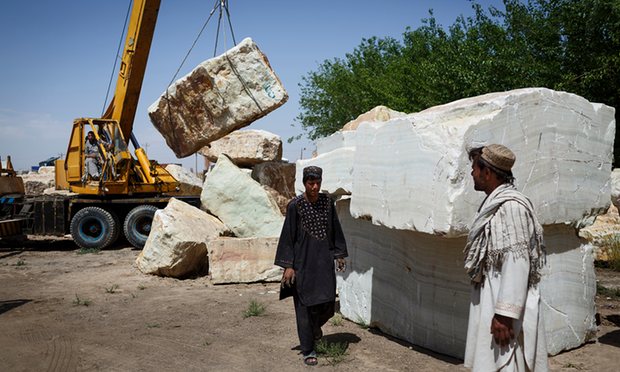 Afghan government money reaching Taliban through marble trade