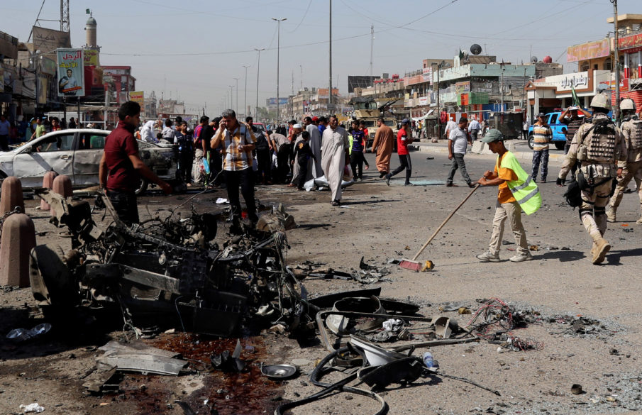 Attack west of Baghdad kills 14, wounds 32