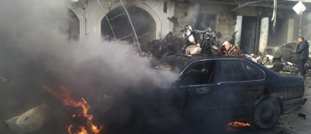 At least 5 killed, 15 wounded in suicide bombing in Lebanon village