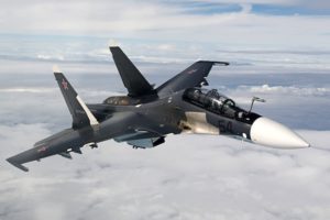 Alex Beltyukov / WikicommonsA Russian Su-30SM fighter jet