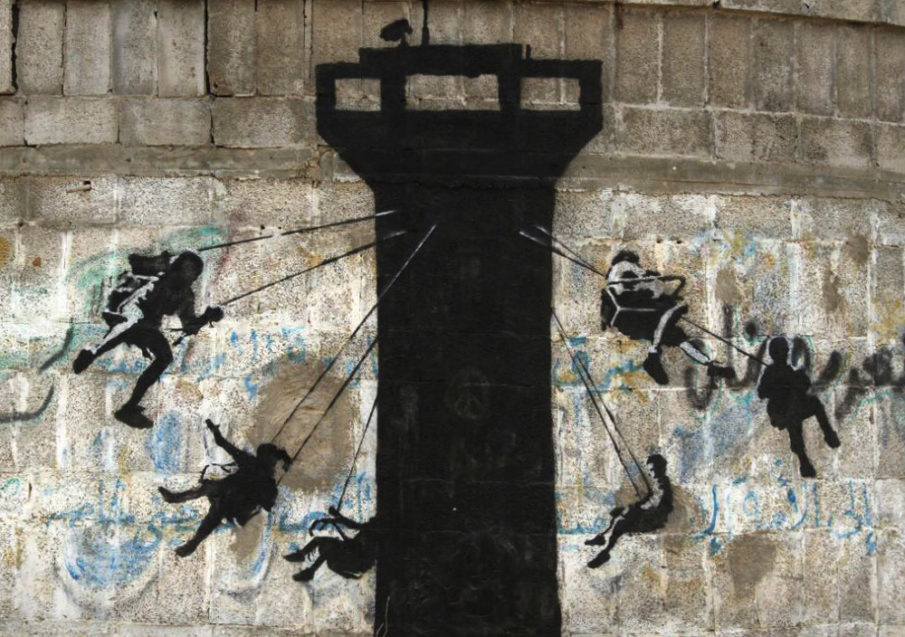 Watch: Banksy’s Artwork has opposite effect in Palestine