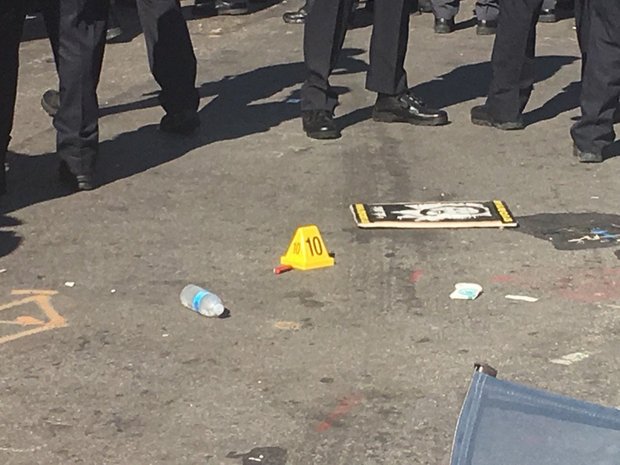 Gregory Lee "Joey" Johnson was taken into custody shortly after the 4 p.m. demonstration on East 4th Street and Prospect Avenue outside the security entrance to the Quicken Loans Arena, the site of the Republican National Convention. (Adam Ferrise/cleveland.com)