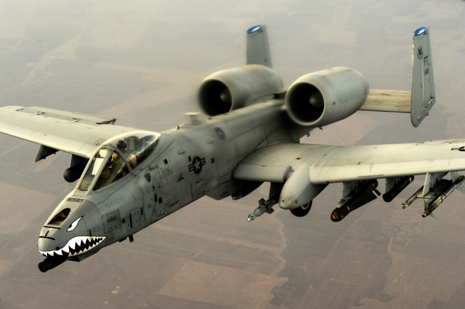 Watch: A-10 gun-run obliterates terrorist motorcycle gang – BRRRRT!