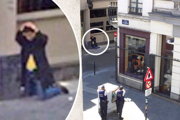 Bomb scare in Brussels as man wears winter coat with wires protruding out
