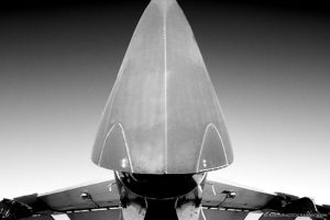 B-52 bomber being decommissioned per US disarmament agreement with the Soviets. (Strategic Arms Reduction Treaty 1991). Photo Credit: Klein Photography