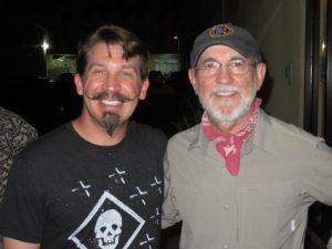 BentProp Project Founder Dr. Pat Scanlon (right) with Board Member and former USMC F-18 WSO Derek "Cosmo" Abbey. P