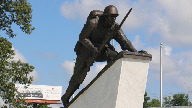 Memorial to first black Marines dedicated at Camp Lejeune