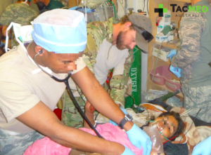 Gunshot wound chest initial resus