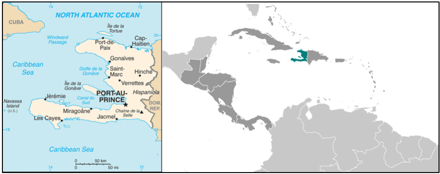 Map of Haiti