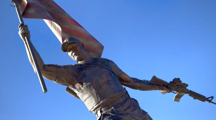 ‘American Sniper’ Statue of Navy SEAL Chris Kyle Unveiled In Odessa