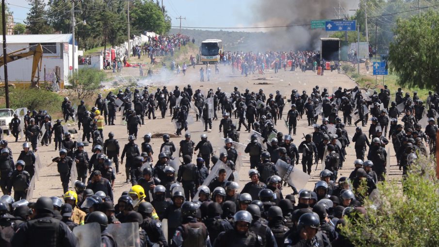 Nine dead and dozens injured in deadly protests in Mexico