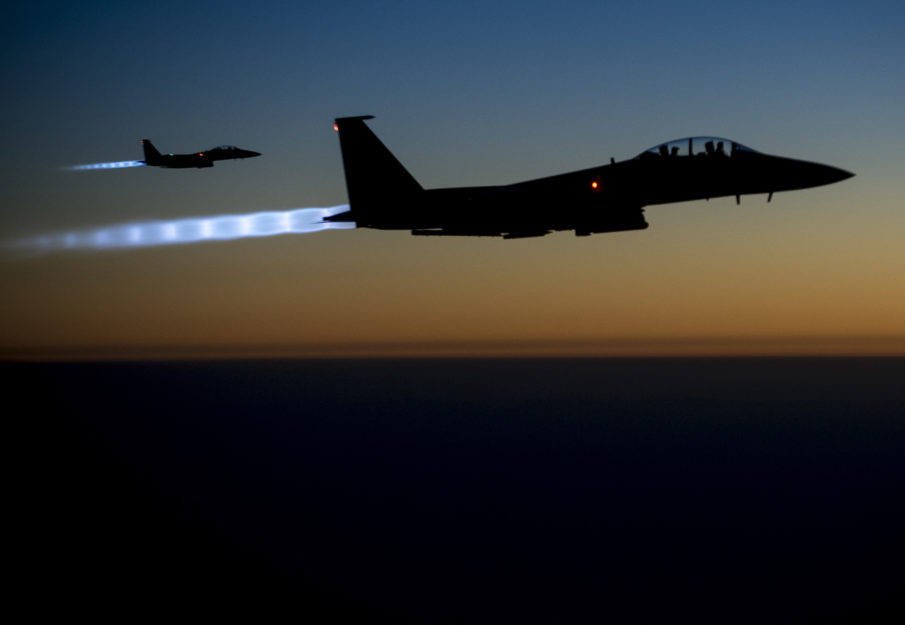 Number of Air Force bombs dropped on ISIS hits 7-month high